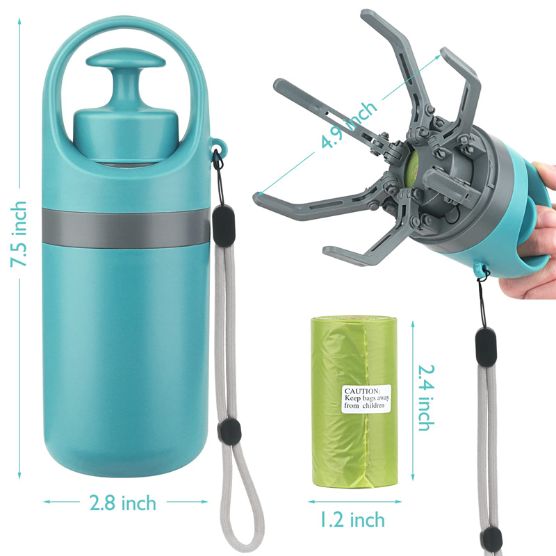 Easy-Carry Dog Waste Scooper With Bag Dispenser - photo 4