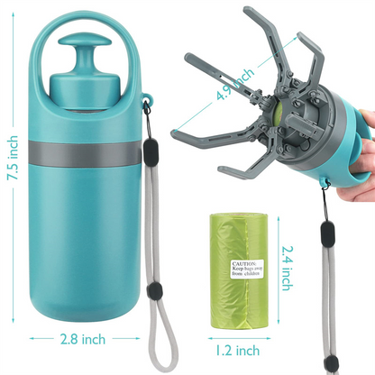 Easy-Carry Dog Waste Scooper With Bag Dispenser - photo 4